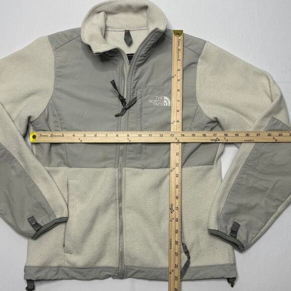 The North Face Women’s Full Zip Fleece Jacket Gray/Cream Size M - Picture 7 of 7